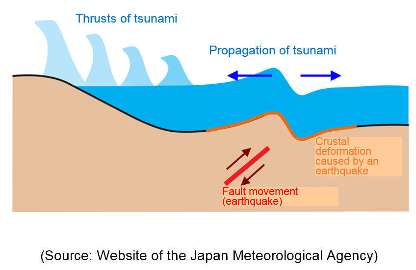 The picture of what is a tsunami