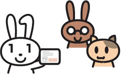 本人確認の際の身分証明書としての利用のイラスト
