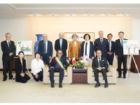 5月23日(金曜日) ジャンアントニオ・ミケルージ　イタリア共和国ティエーネ市長