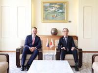 9月11日(木曜日)ペテル・ペレグリニ　スロバキア共和国大統領