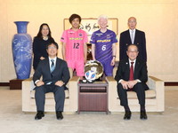 3月31日（火曜日）ブラインドサッカーチーム「A-pfeile広島BFC」一行