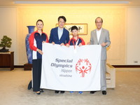 7月13日（月曜日）NPO法人スペシャルオリンピックス日本・広島選手団一行