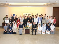 8月4日（火曜日）広島市立大学・夏期集中講座「HIROSHIMA and PEACE 2026」受講者一行