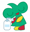 イラスト：消毒