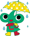 イラスト:雨