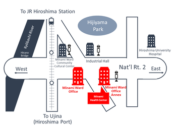 地図：Minami health Center