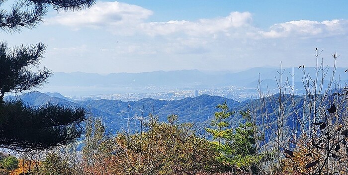 写真：広島市内方面の景色