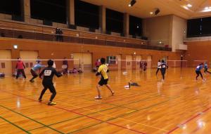 写真：試合中