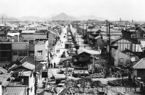 写真:平田屋川の埋め立て工事