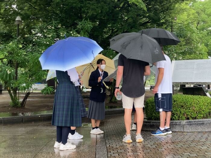 写真:「中学生による 伝える Hiroshima プロジェクト」1