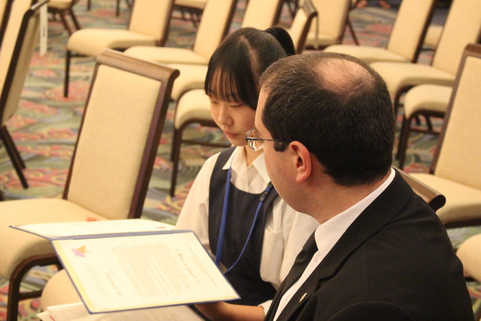 写真:「中学生による 伝える Hiroshima プロジェクト」2