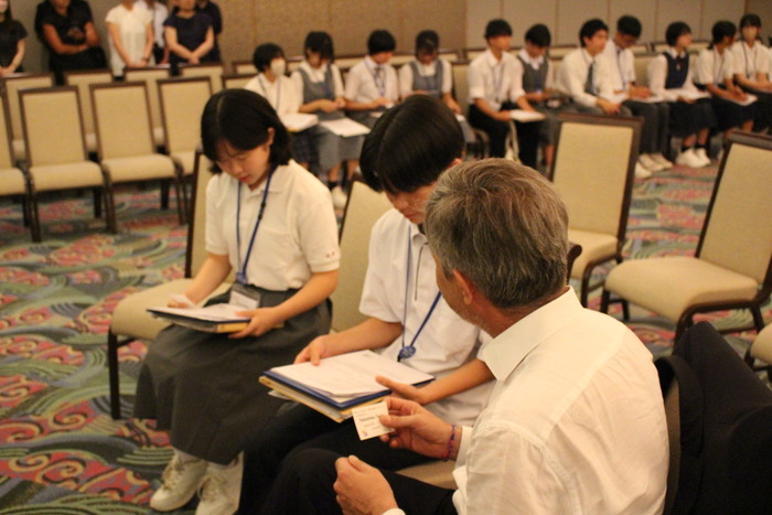 写真：「中学生による　伝える　Hiroshima　プロジェクト」2