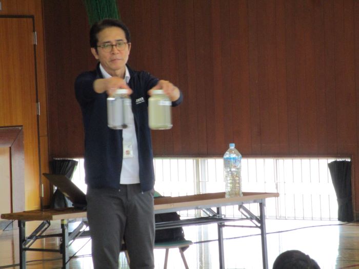 写真：小学生のための下水道出前講座1