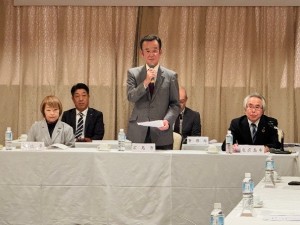 会長挨拶（八條広島市議会議長）の写真