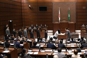 感謝状授与の写真