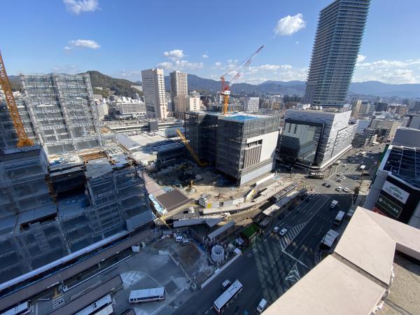 上空からの広島駅南口広場の写真3