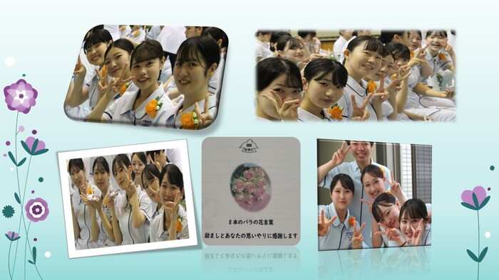 宣誓式学生の様子
