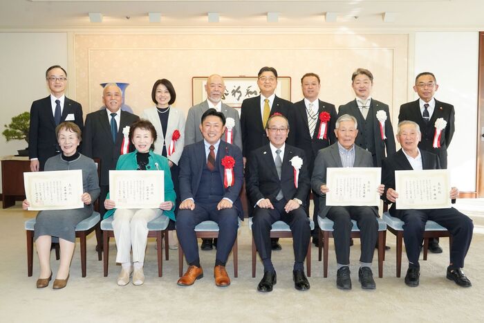 写真：表彰式記念撮影