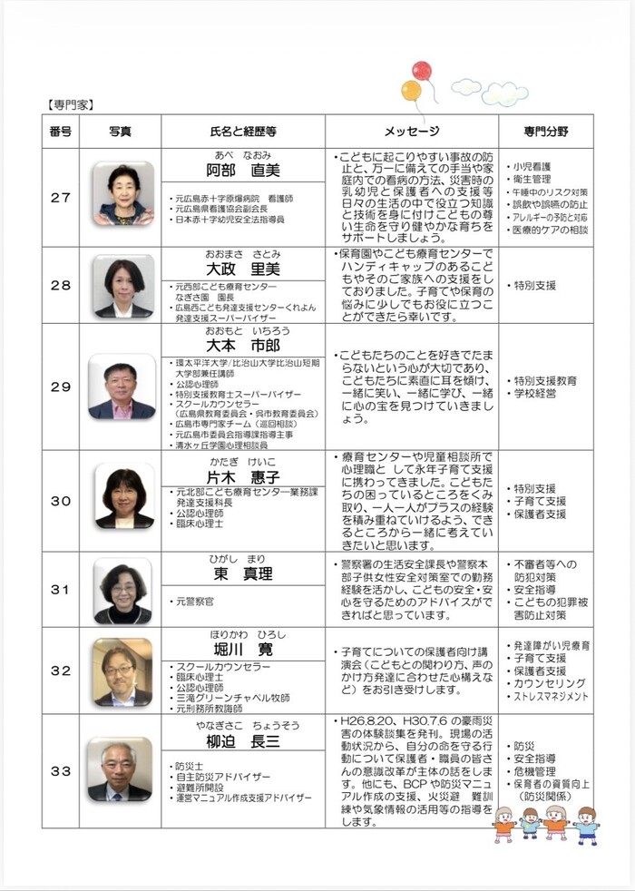 アドバイザー一覧4ページ目