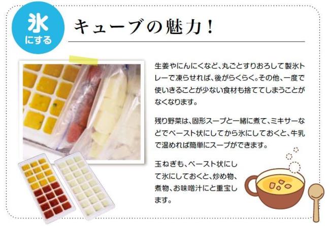 イラスト：「氷にする」キューブの魅力！