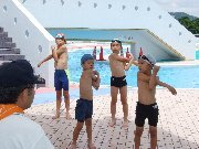 写真：水難救急教室