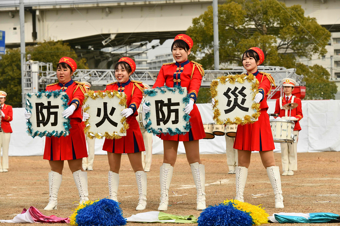 写真:マーチングの様子