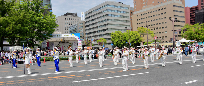 写真:パレードの様子