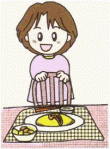 イラスト：こんなときには、てをあらおう