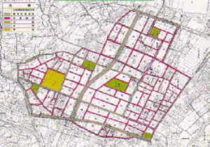 地図：祇園第一計画図