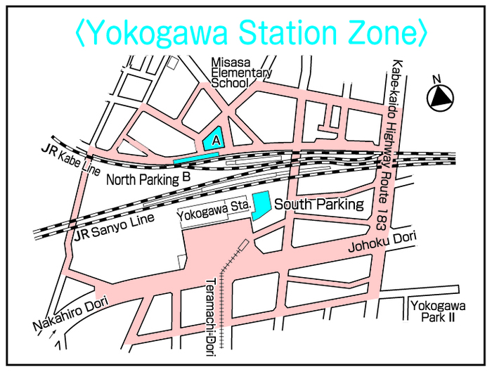 地図：横川駅周辺