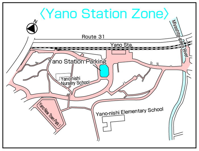 地图：矢野站周边