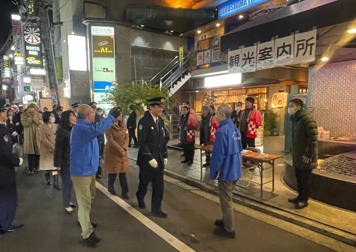 視察（観光案内所）