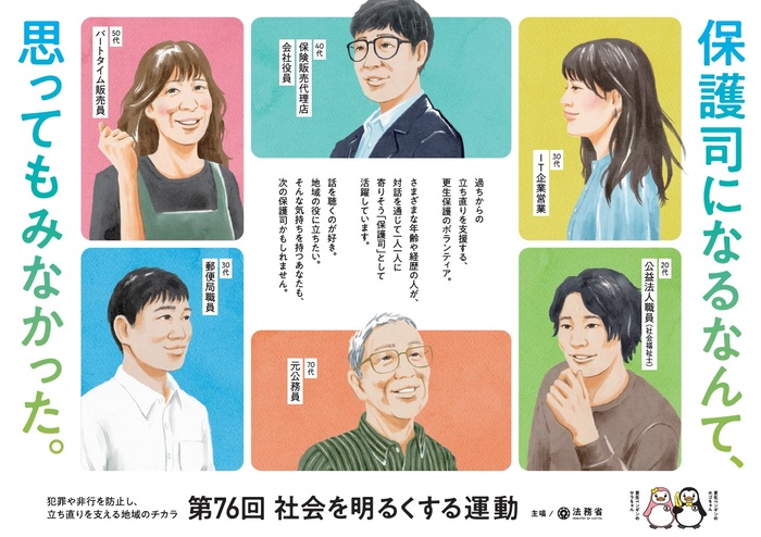 写真：社会を明るくする運動ポスター