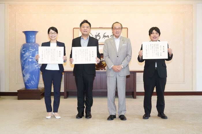 写真：第20回広島市男女共同参画推進事業者表彰