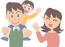 イラスト：両親とこども1