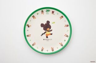 写真：啓発グッズ　バンブープレート平面