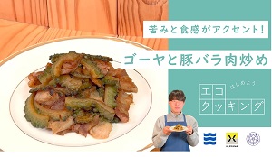 苦味と食感がアクセント！ゴーヤと豚バラ肉炒め