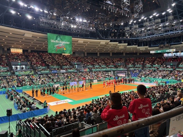 写真：試合後の様子