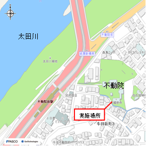 不動院周辺地図