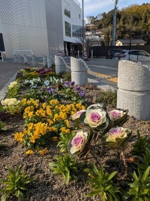 沼田公園の花壇の写真2