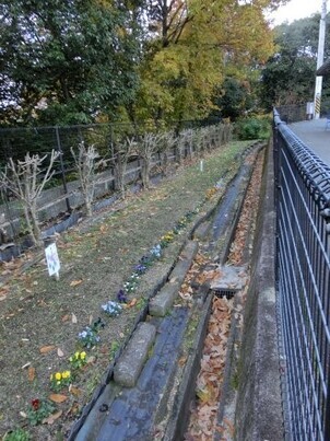 毘沙門台中バス停南側