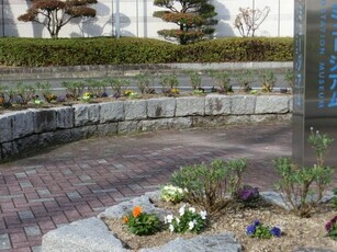 ヌマジ交通ミュージアムの花壇の写真2