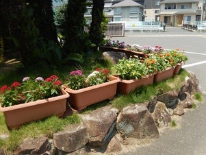 祇園公民館のプランターの写真1