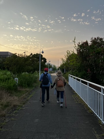 ようよう坂町ウオーキング写真