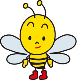 イラスト：蜂ケ峯総合公園キャラクターはっち