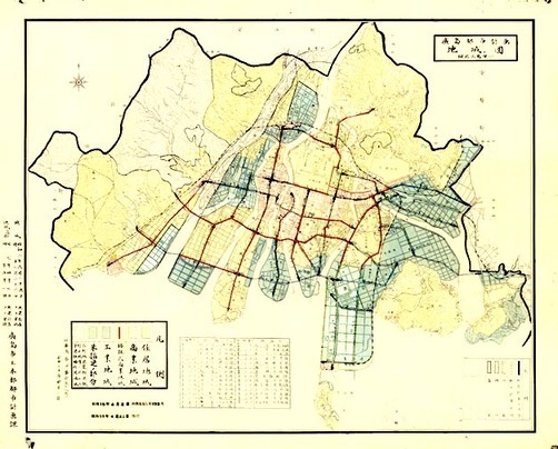 広島都市計画地域図
