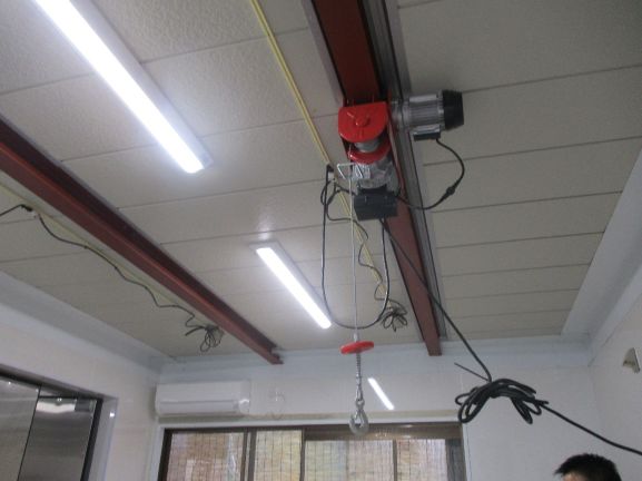 写真：食肉処理用の機械