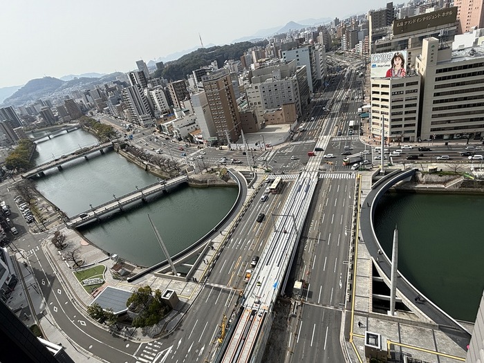 駅前大橋付近の写真