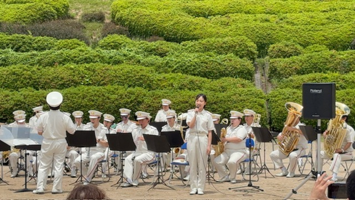 竜王公園での出演の様子です
