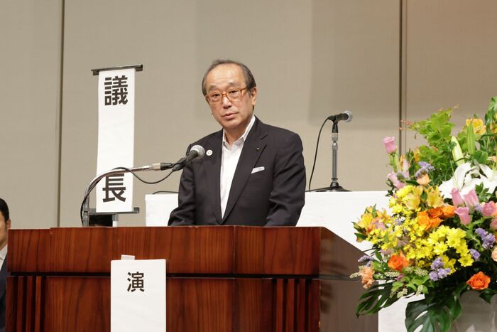 写真：会長挨拶